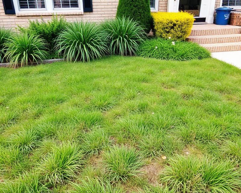 Lawn Restoration before